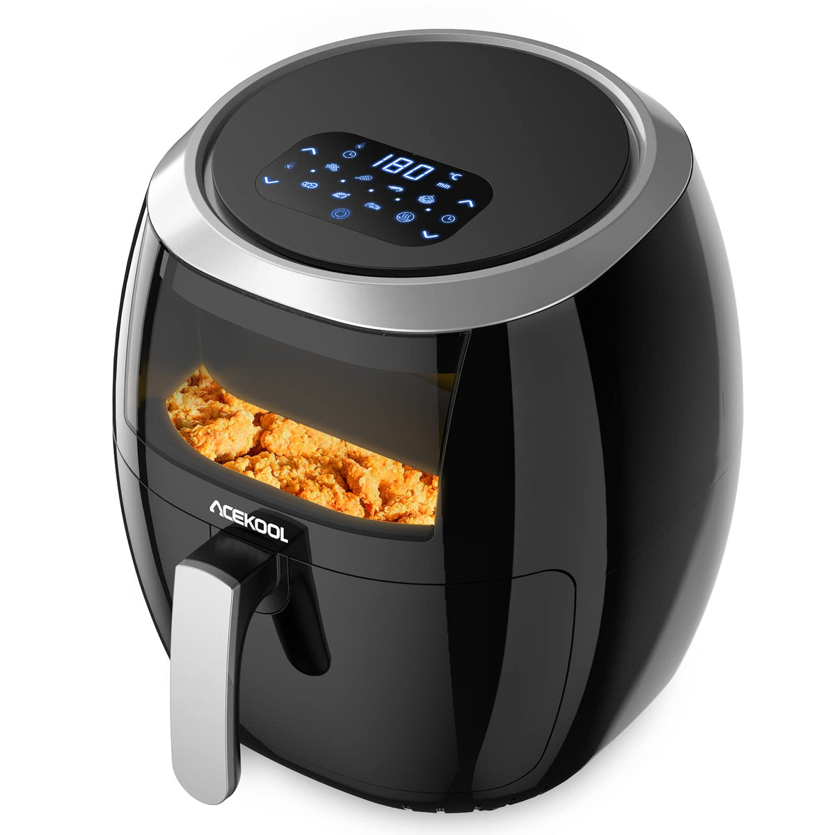 Acekool Friggitrice Ad Aria 4.5 Litri, 1500W Air Fryer