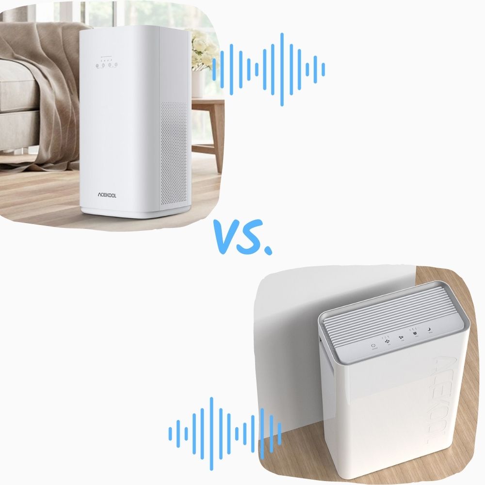 Testing Acekool’s Air Purifier Noise Levels at Lower & Higher Speeds