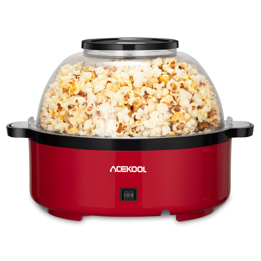 Acekool Popcorn Maker PA3 - Upgraded 2-in-1 Stirring Popper