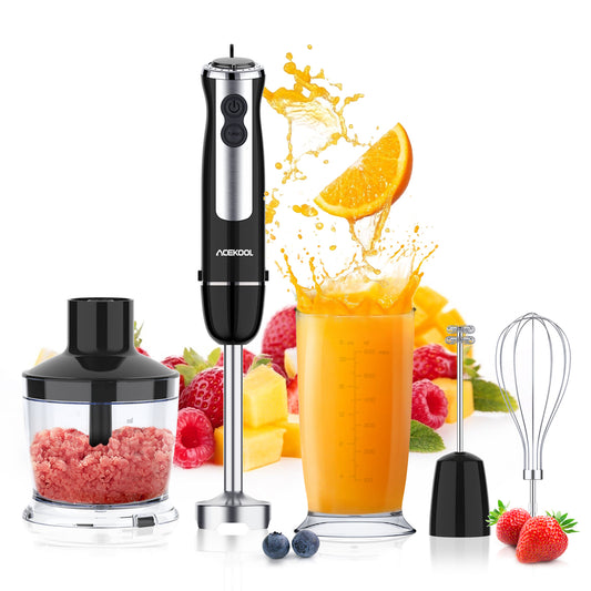 Acekool Blender BH1 - 5-in-1 Immersion Hand Blender